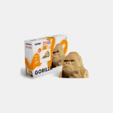 caja puzzle 3d gorila