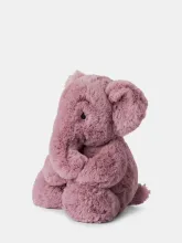 Peluche Elefante rosa para bebés de lateral