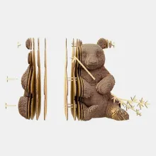 piezas puzzle familia panda 3d