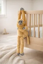 Peluche de langur colgante con bebé