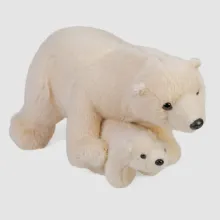 Peluche Oso Polar con bebé