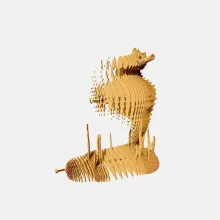 piezas caballito de mar puzzle 3d