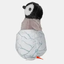 Pingüino con huevo lateral