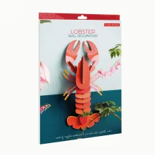 Caja de decoración de langosta 3d