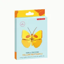 Mariposa amarilla caja