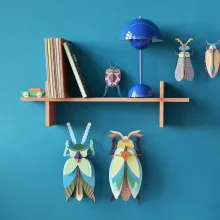 decoración de pared de mariquitas