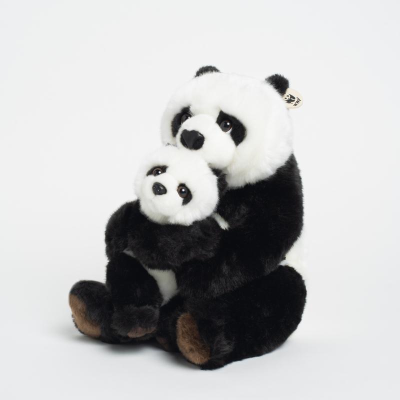 peluche familia panda 