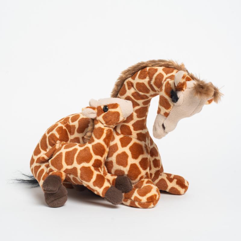 peluche familia jirafa