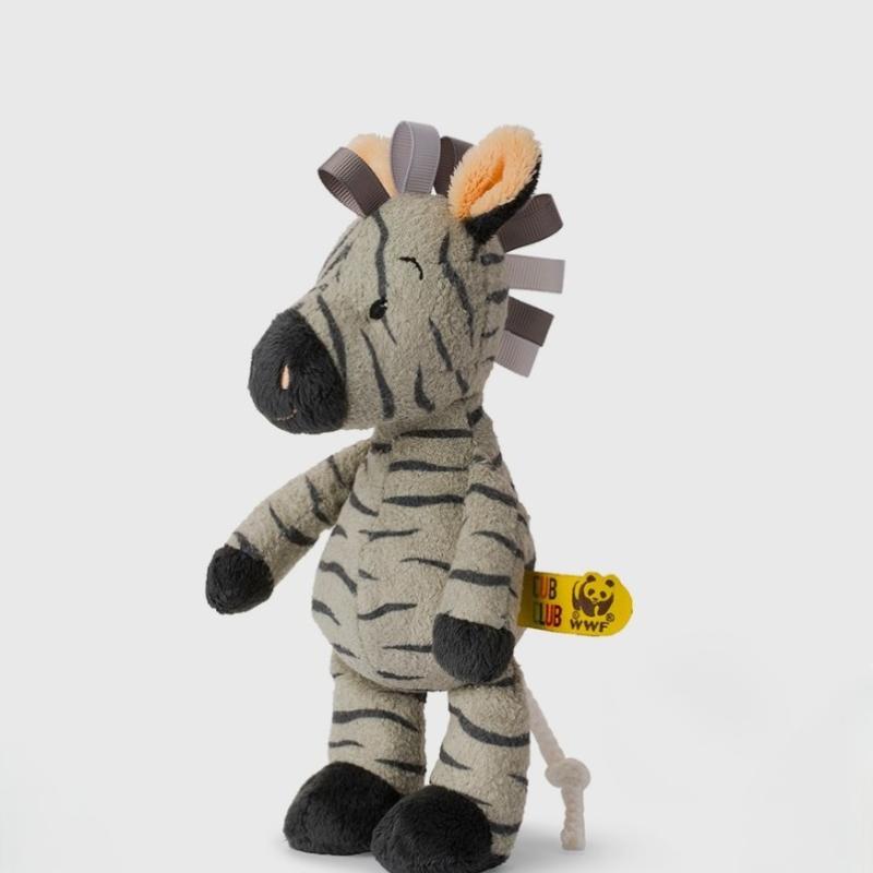 peluche reciclado cebra