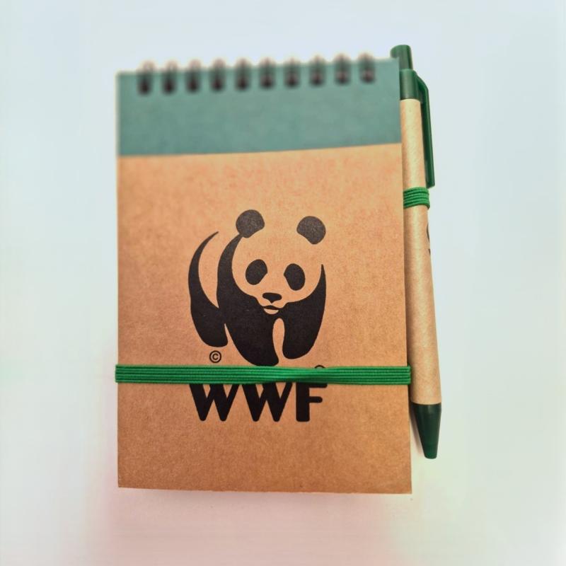 libreta wwf cartón