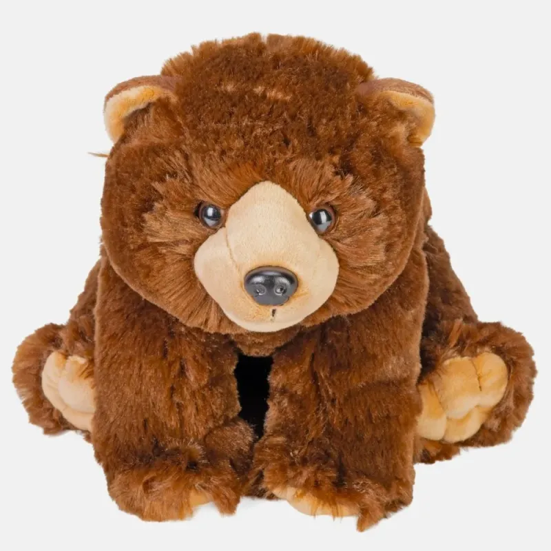 Peluche oso pardo frente