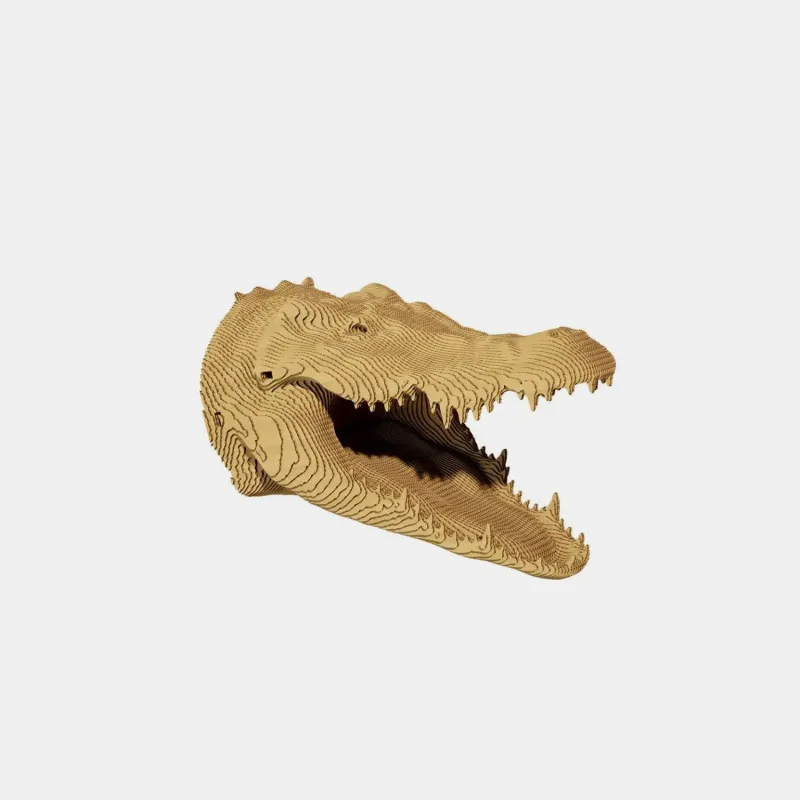 figura hecha cocodrilo