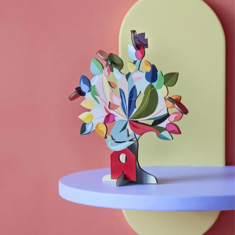 Árbol de ensueño, decoración montada