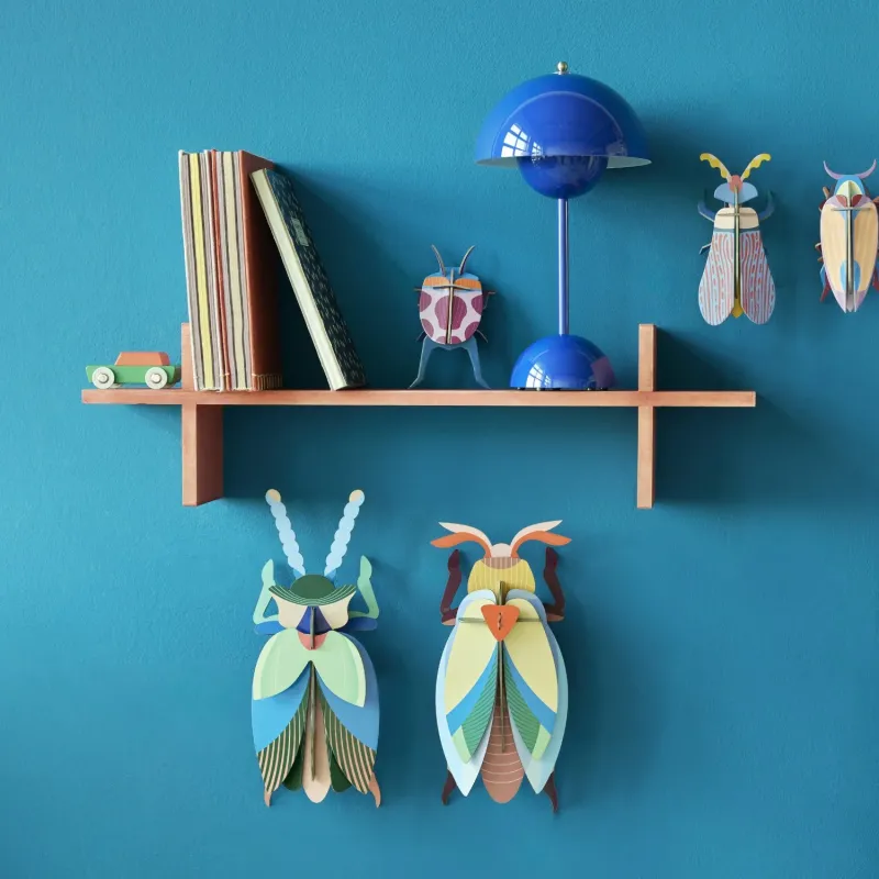 decoración de pared de mariquitas