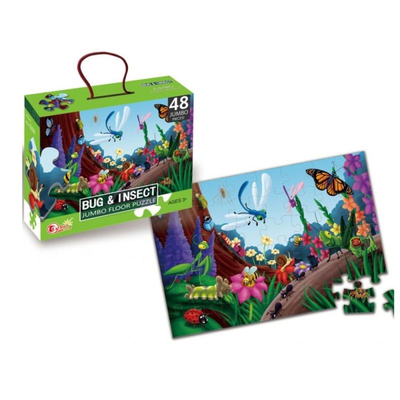 Puzzle gigante insectos