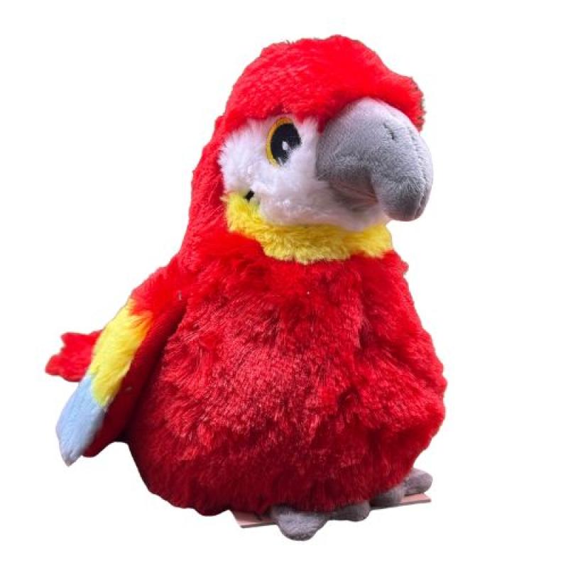Peluche térmico guacamayo rojo