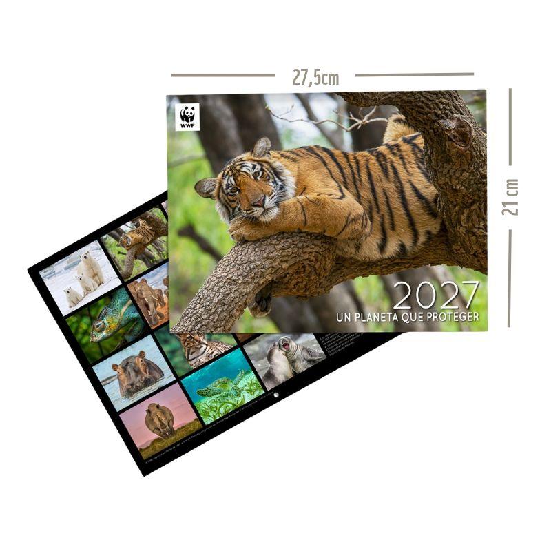 Calendario pequeño WWF 2027